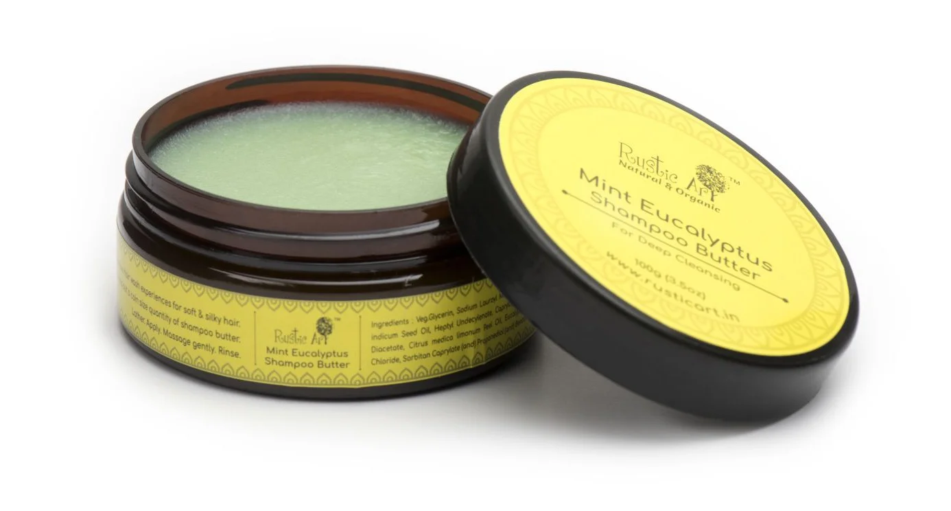Rustic art Mint Eucalyptus Shampoo Butter