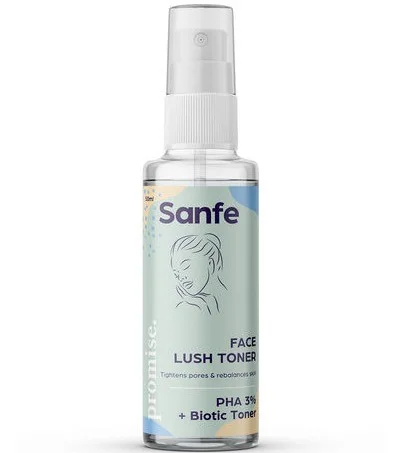 Nước hoa hồng Sanfe Promise 3% PHA Face Lush Toner For Pore Tightening And Mild Exfoliation