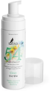 Sữa rửa mặt Sativa Foam Cleanser №54 For Sensitive Skin
