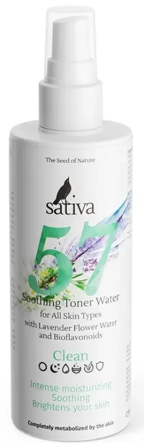 Nước hoa hồng Sativa Soothing Toner No.57
