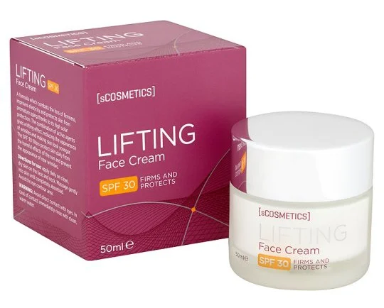 Scosmetics Lifting Face Cream With Spf 30