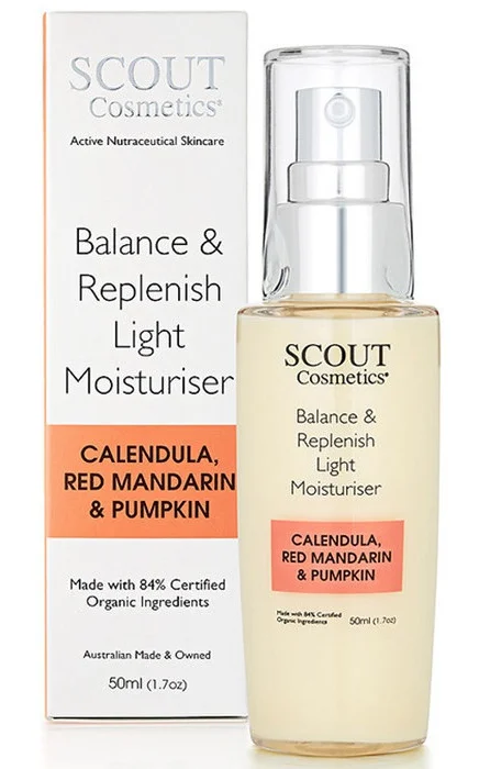 SCOUT Cosmetics Balance & Replenish Light Moisturiser