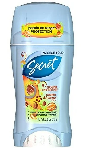 Sản phẩm khử mùi Secret Scent Expressions Invisible Solid Pasion De Tango Antiperspirant & Deodorant