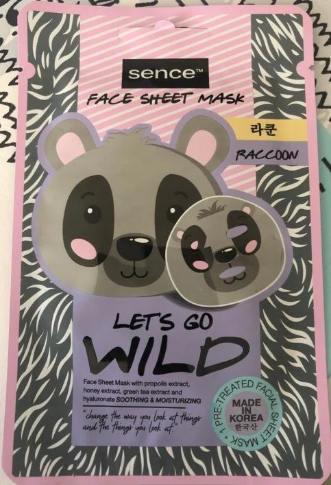 Mặt nạ sence Face Sheet Mask Racoon