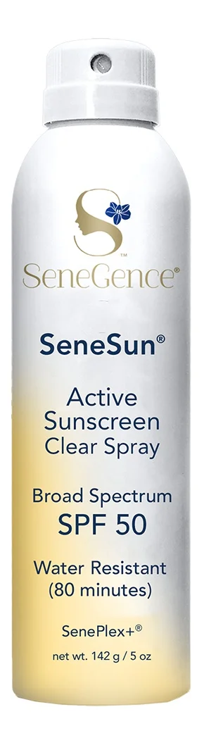 Xịt SeneGence Senesun® Active Sunscreen Clear Spray SPF 50