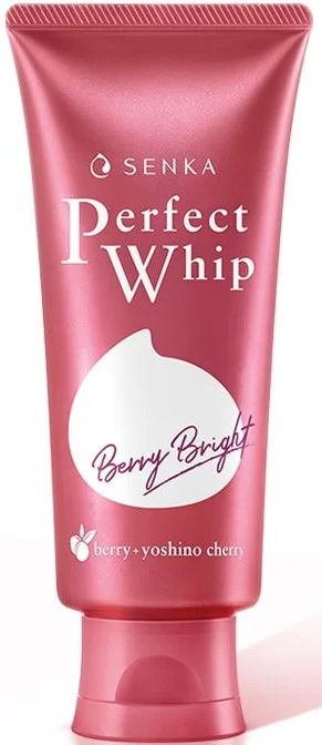 Sữa rửa mặt sạch sâu, dưỡng da sáng hồng Senka Perfect Whip Berry Bright
