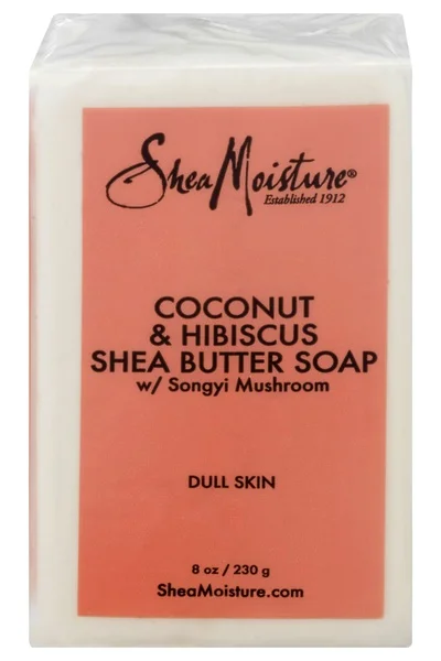 Shea Moisture Coconut And Hibiscus Shea Butter Soap W/ Songyi Mushroom