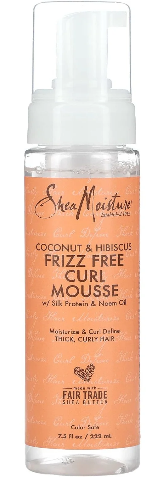 Phấn tươi Shea Moisture Coconut & Hibiscus Frizz Free Curl Mousse