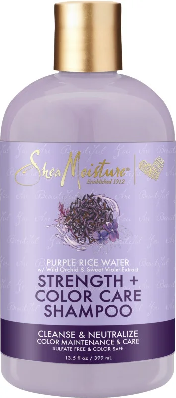 SheaMoisture Purple Rice Water Strength & Color Care Shampoo
