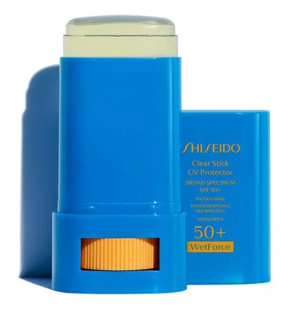 Shiseido Clear Stick Uv Protector Wetforce Broad Spectrum Sunscreen Spf 50+