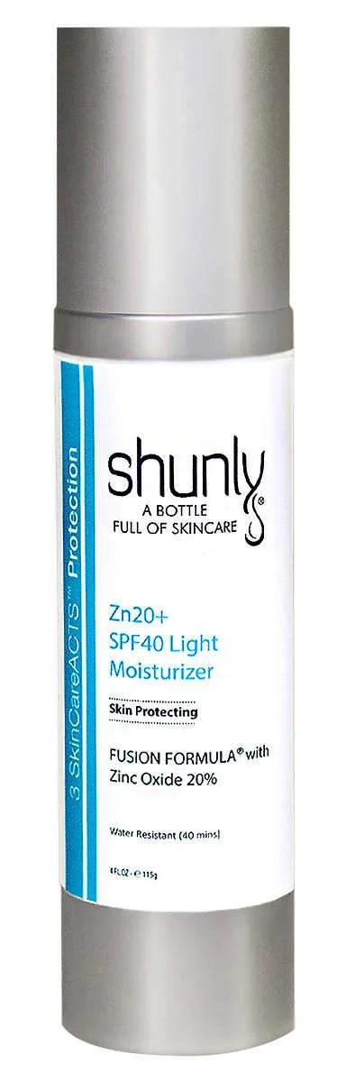 Shunly Zn20 + SPF 40 Light Moisturizer