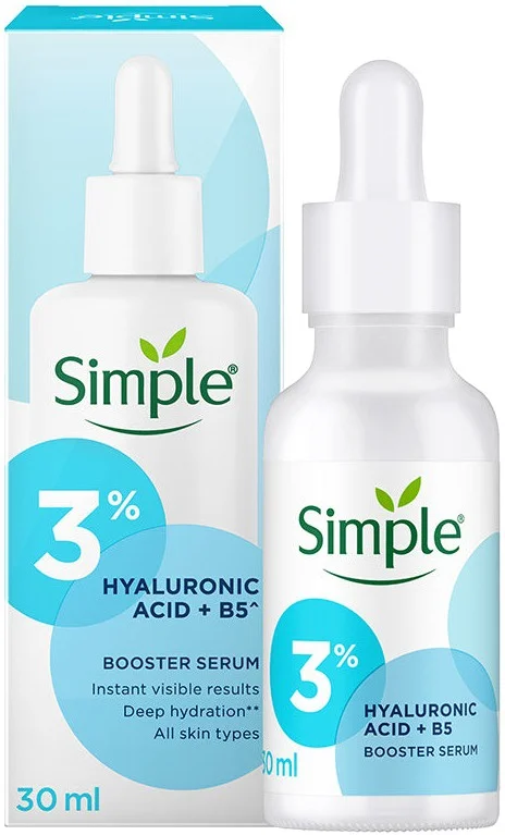 Tinh chất Simple 3% Hyaluronic Acid + Vit B5 Booster Serum