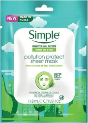 Mặt nạ Simple Pollution Protect Sheet Mask
