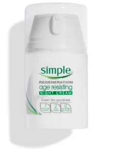 Simple Regeneration Night Cream Age Resisting
