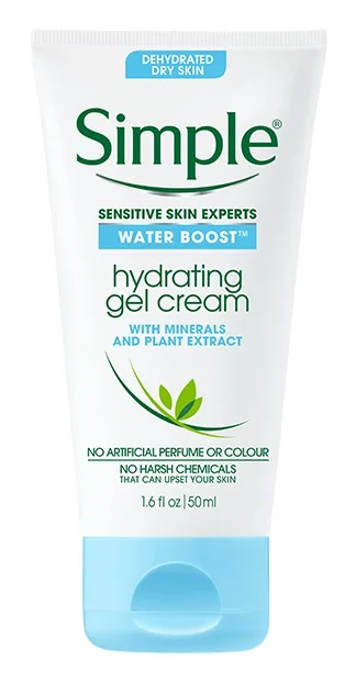 Kem Simple Water Boost Hydrating Gel Cream Face Moisturizer