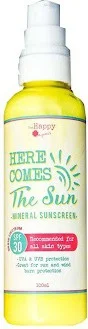 Kem chống nắng SIMPLYGREENANDNATURAL Here Comes The Sun Mineral Sunscreen Spf 30