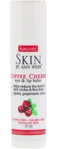 Skin by Ann Webb Eye & Lip Balm, Coffee Cherry