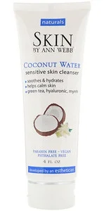 Skin by Ann Webb Sensitive Skin Cleanser, Coconut Water