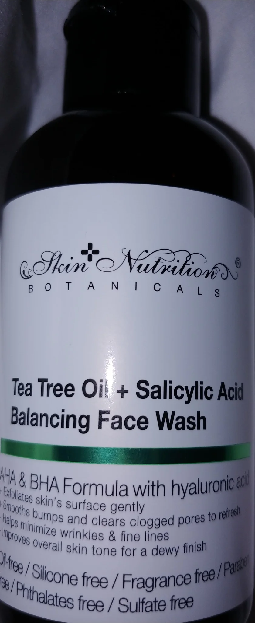 Sữa rửa mặt Skin nutrition botanicals Tea Tree Oil + Salicylic Acid Balancing Face Wash