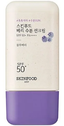 Kem SKINFOOD Berry Moisturizing Sun Cream SPF 50+ Pa++++