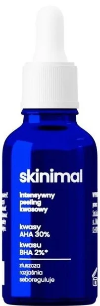 skinimal Intensywny Peeling Kwasowy AHA 30% BHA 2%