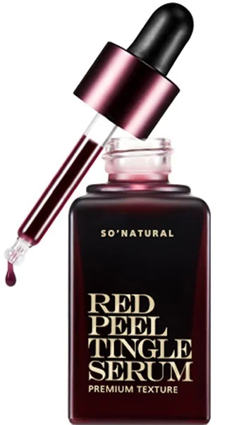So Natural Red Peel Tingle Serum Premium Texture