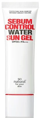 So Natural Sebum Control Water Sun Gel