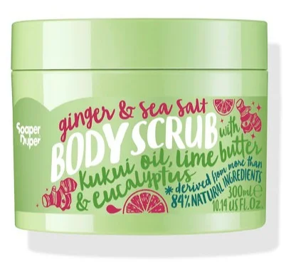 Tẩy da chết Soaper duper Zingy Ginger & Sea Salt Body Scrub