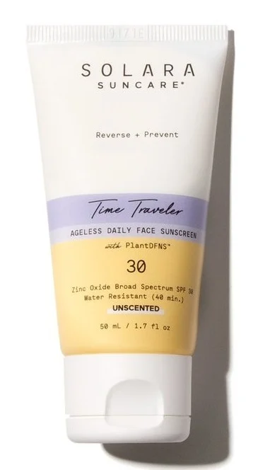 Kem chống nắng Solara Suncare Time Traveler Ageless Daily Face Sunscreen (Unscented)