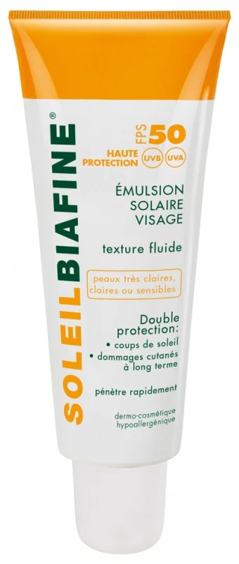 SoleilBiafine Face Sun Emulsion Fps 50