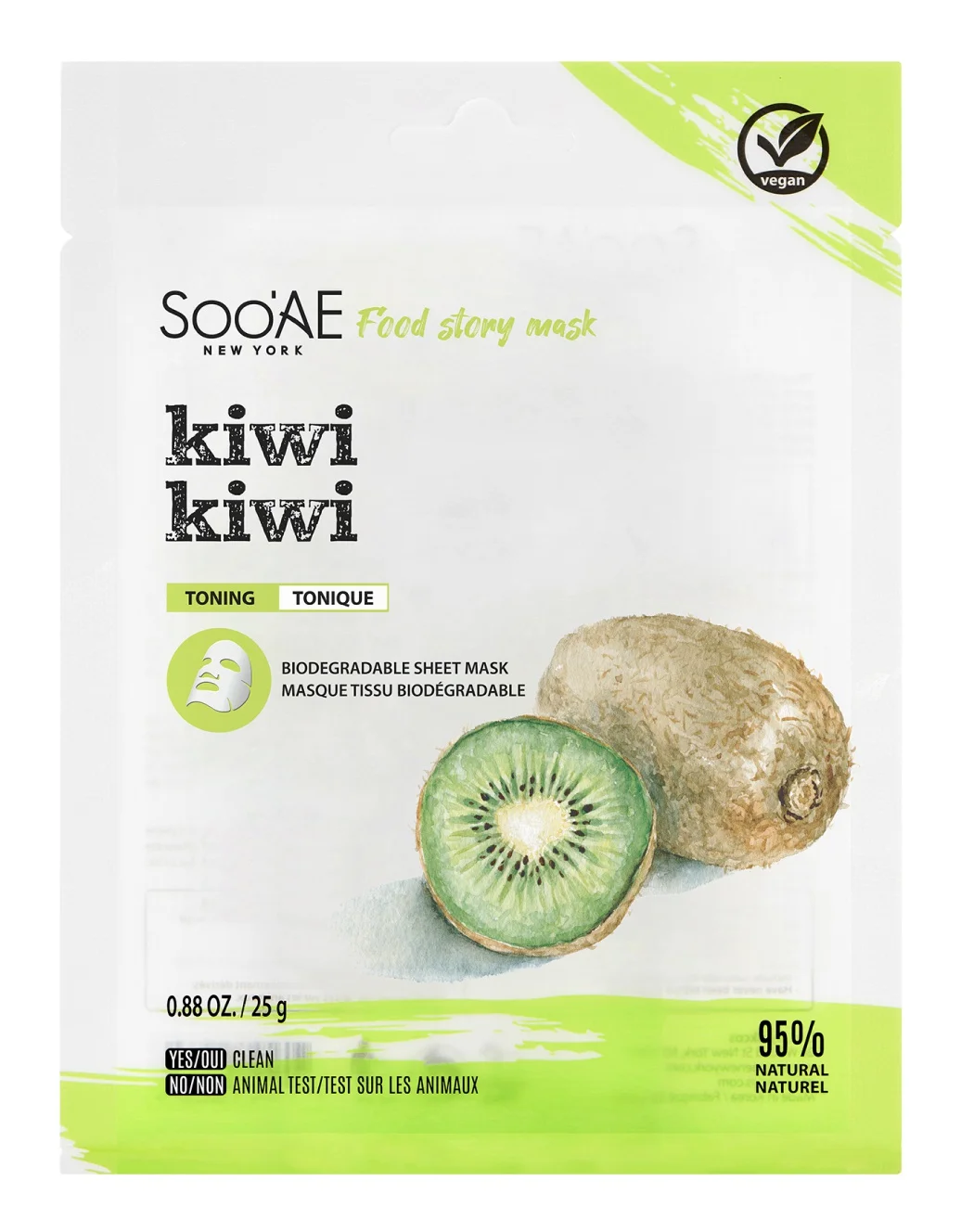 SOO'AE Food Story Mask – Kiwi