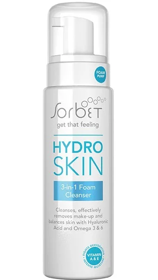 SORBET Hydroskin 3 In 1 Cleanser