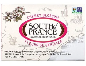 Xà phòng South of France French Milled Bar Soap With Organic Shea Butter, Cherry Blossom