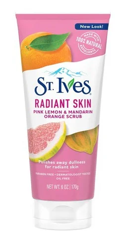 Tẩy da chết St Ives pink lemon and mandarin orange scrub