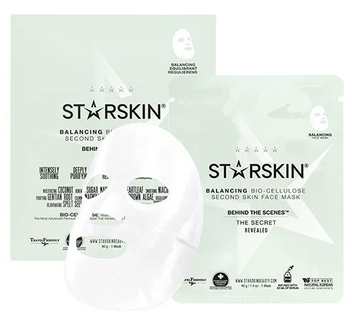 Starskin Behind The Scenes Balancing Bio Cellulose Second Skin Face Mask