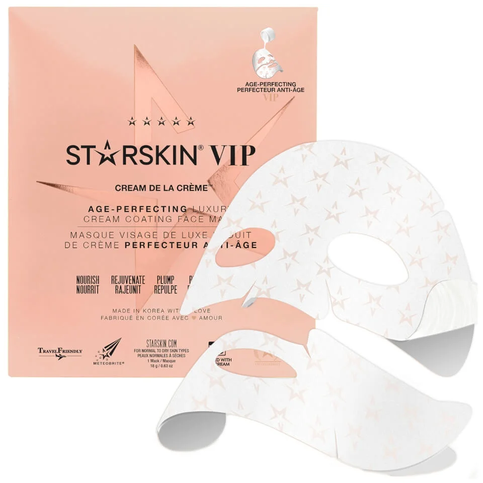 Mặt nạ Starskin Vip Cream De La Crème Age-Perfecting Luxury Cream Coated Sheet Face Mask