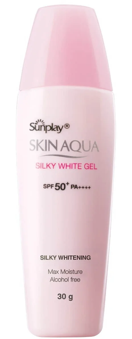 Gel chống nắng Sunplay Skin Aqua Silky White Gel SPF50+ Pa++++