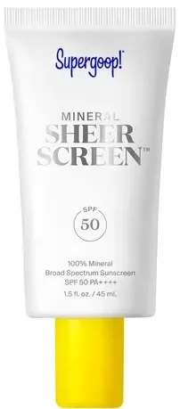 Supergoop! Mineral Sheerscreen SPF 50 Pa++++