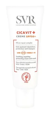 Kam dưỡng SVR Cicavit+ Crème Spf 50+ Soothing Repairing Protective Anti-Mark Care