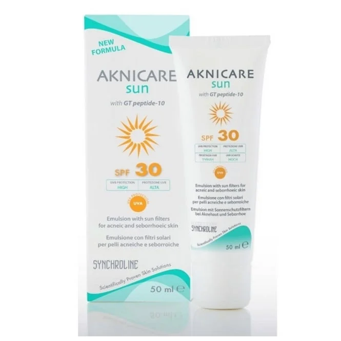 Synchroline Aknicare Sun With Gt Peptide-10 Spf 30