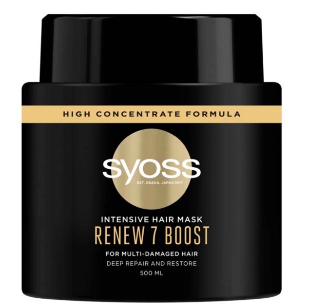 Mặt nạ ủ tóc Syoss Renew 7 Boost Intensive Hair Mask
