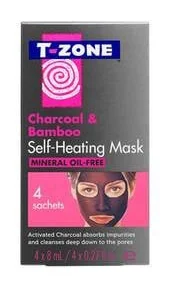 T-Zone Charcoal & Bamboo Self-Heating Mask