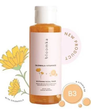 Nước hoa hồng Bloomka Calendula+B3 Whitening Toner
