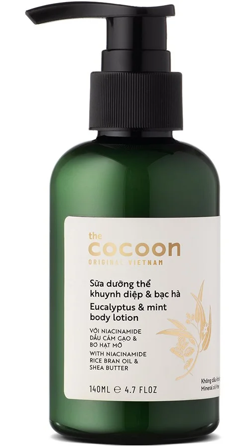 Sữa dưỡng the cocoon Eucalyptus & Mint Body Lotion