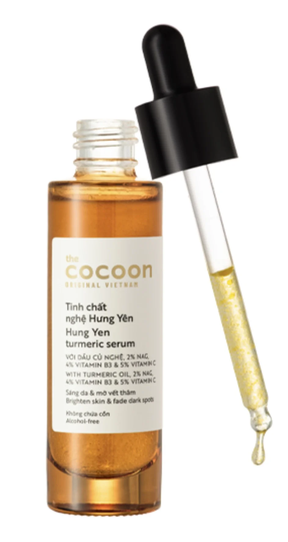 Tinh chất nghệ Hưng Yên the cocoon Hung Yen Turmeric Serum