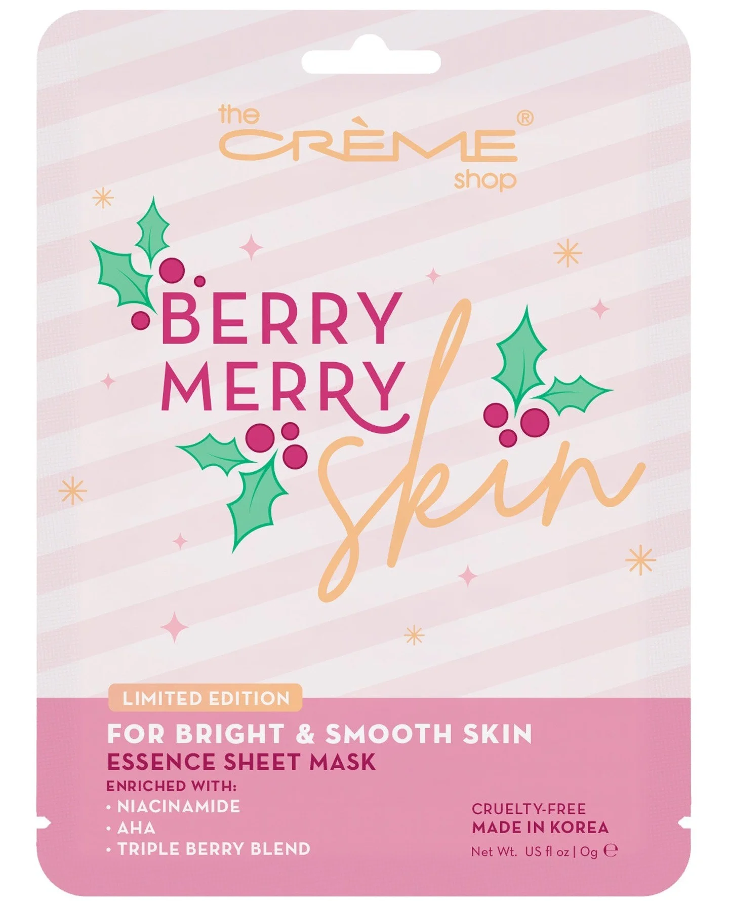 Mặt nạ The Creme Shop Berry Merry Skin Essence Sheet Mask