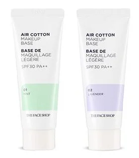 THE FACE SHOP Air Cotton Makeup Base Spf 30 Pa ++