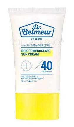 THE FACE SHOP Dr. Belmeur Uv Derma Non-Comedogenic Sun Cream
