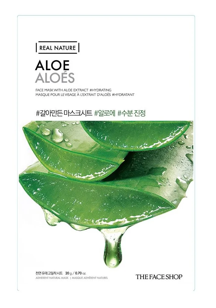 THE FACE SHOP Real Nature Aloe Vera Sheet Mask