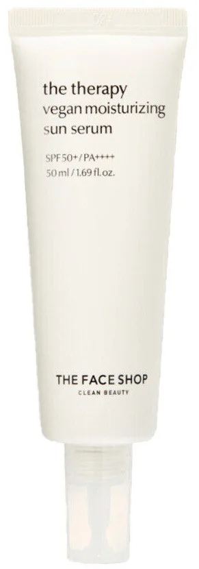 Dưỡng ẩm THE FACE SHOP The Therapy Vegan Moisturizing Sun Serum SPF 50+ PA++++
